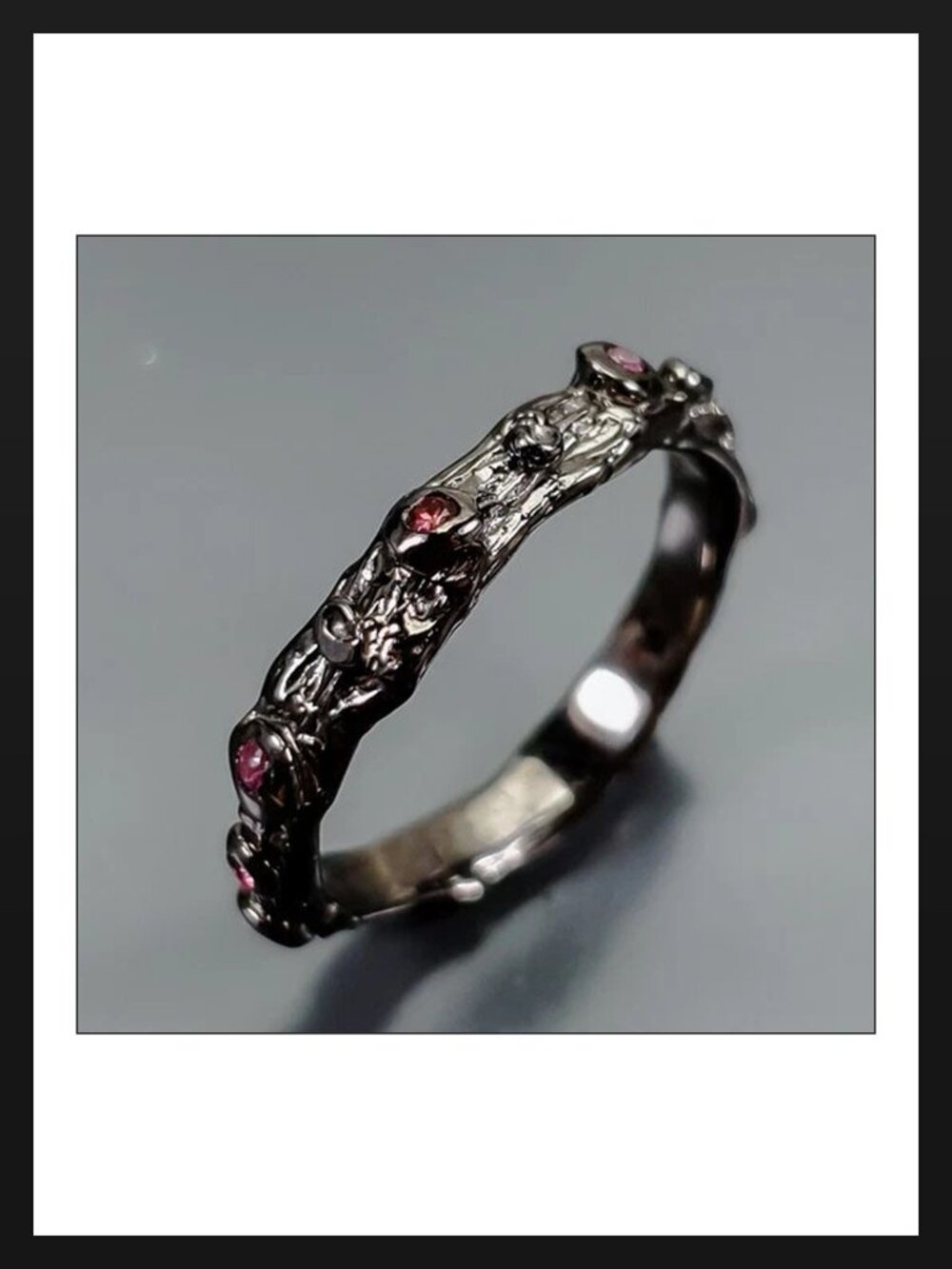RING Rhodolite 925 Size 7.5